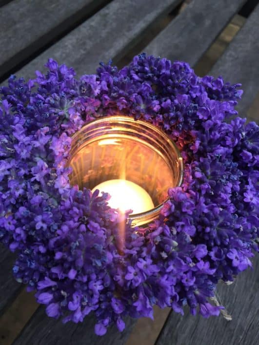 Lavender Table Decoration