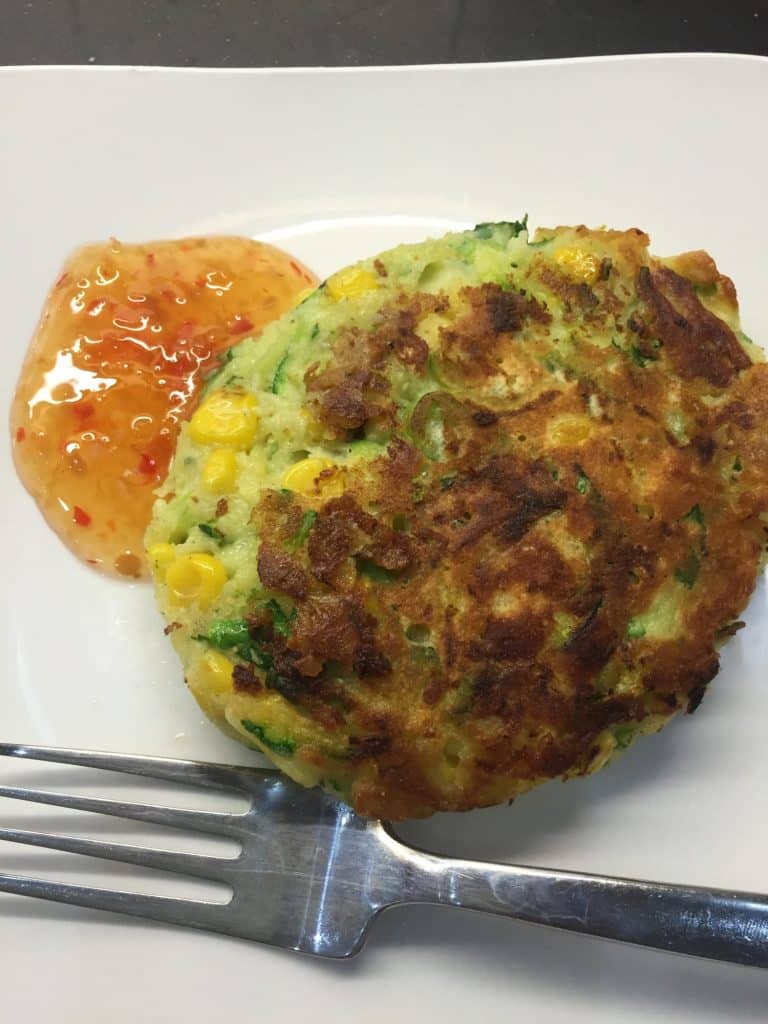 Courgette & Sweetcorn Fritters