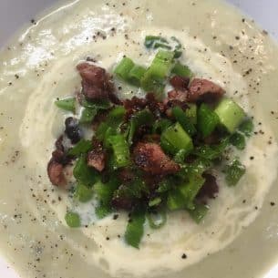 Easy Leek & Potato Soup – smokey!