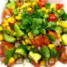 Lime Chicken with Sweetcorn & Avocado Salsa