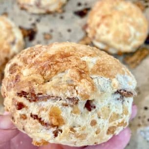 Easy Cheese & Bacon Scones