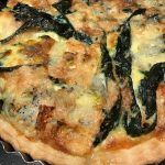 Cavolo Nero, Bacon & Blue Cheese Tart