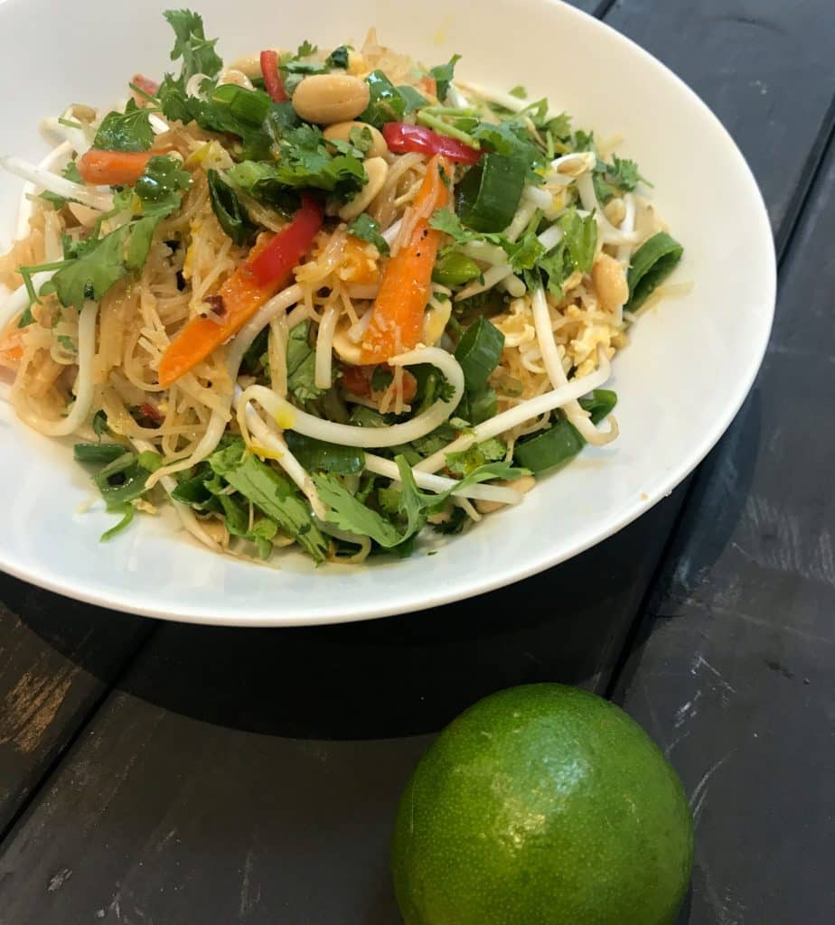 Wok on baby Pad Thai