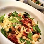 A plate of Prawn Pasta