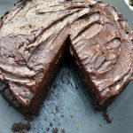 VEGAN cocoa bean cake