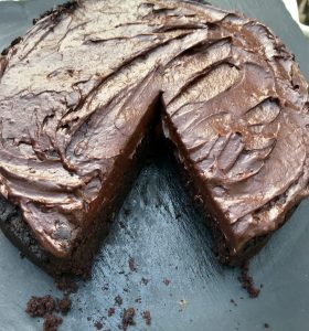 VEGAN cocoa bean cake