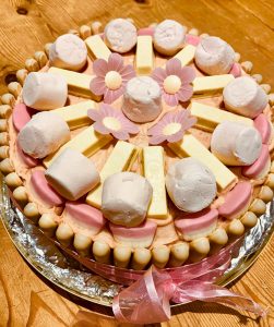 White Chocolate Birthday Cake 