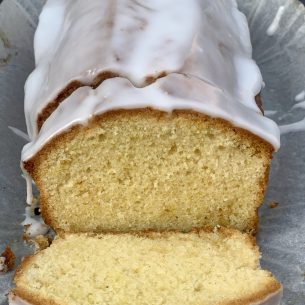 Simple Madeira Cake – Iced
