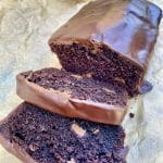 Chocoate Loaf Cake - Cut through section