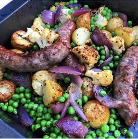 Sausage & New Potato Tray Bake 
