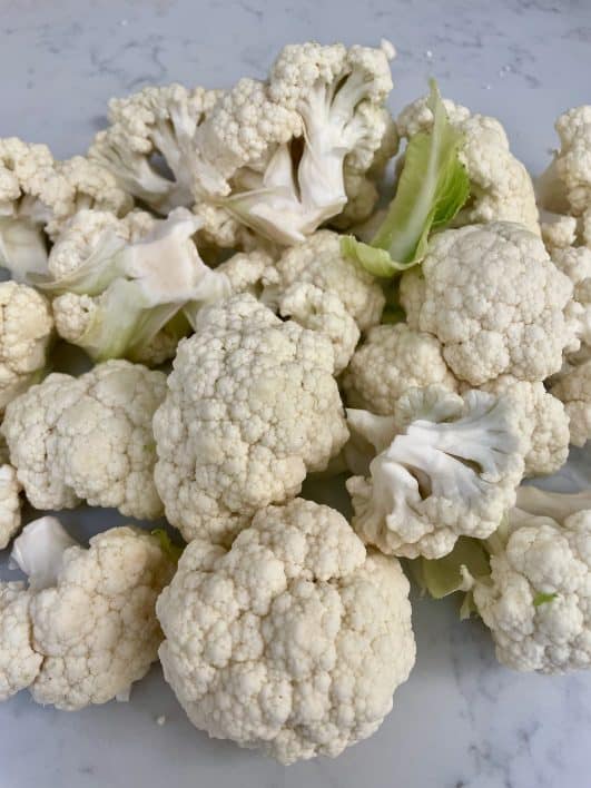 Cauliflower florets 