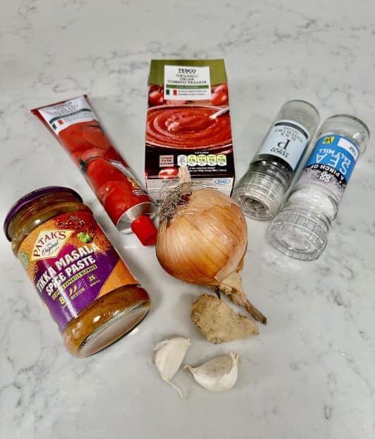 Chicken Tikka Masala Ingredients 