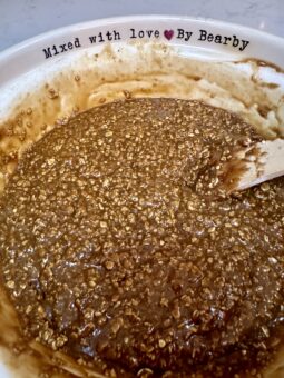 A bowl full of Parkin batter 