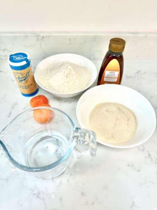 Ingredients for Honey Loaf 
