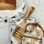 Easy Honey Loaf, sliced & buttered - served