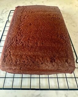 Chocolate tray bake cake 